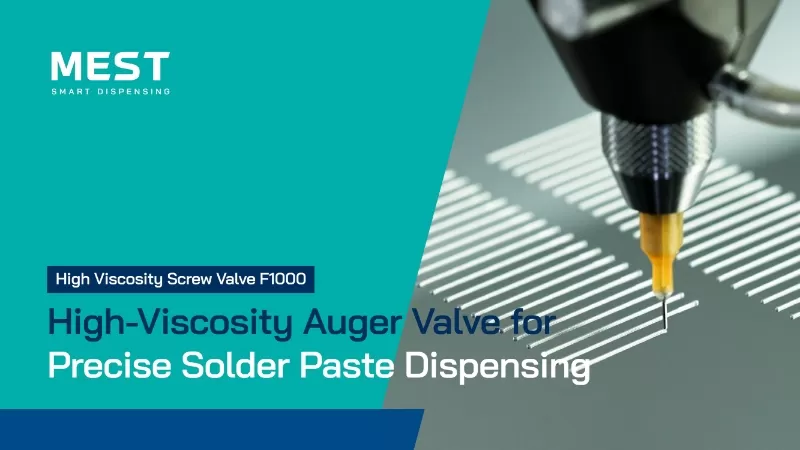 Watch Our Auger Valve in Action: Flawless Solder Paste Dots & Lines