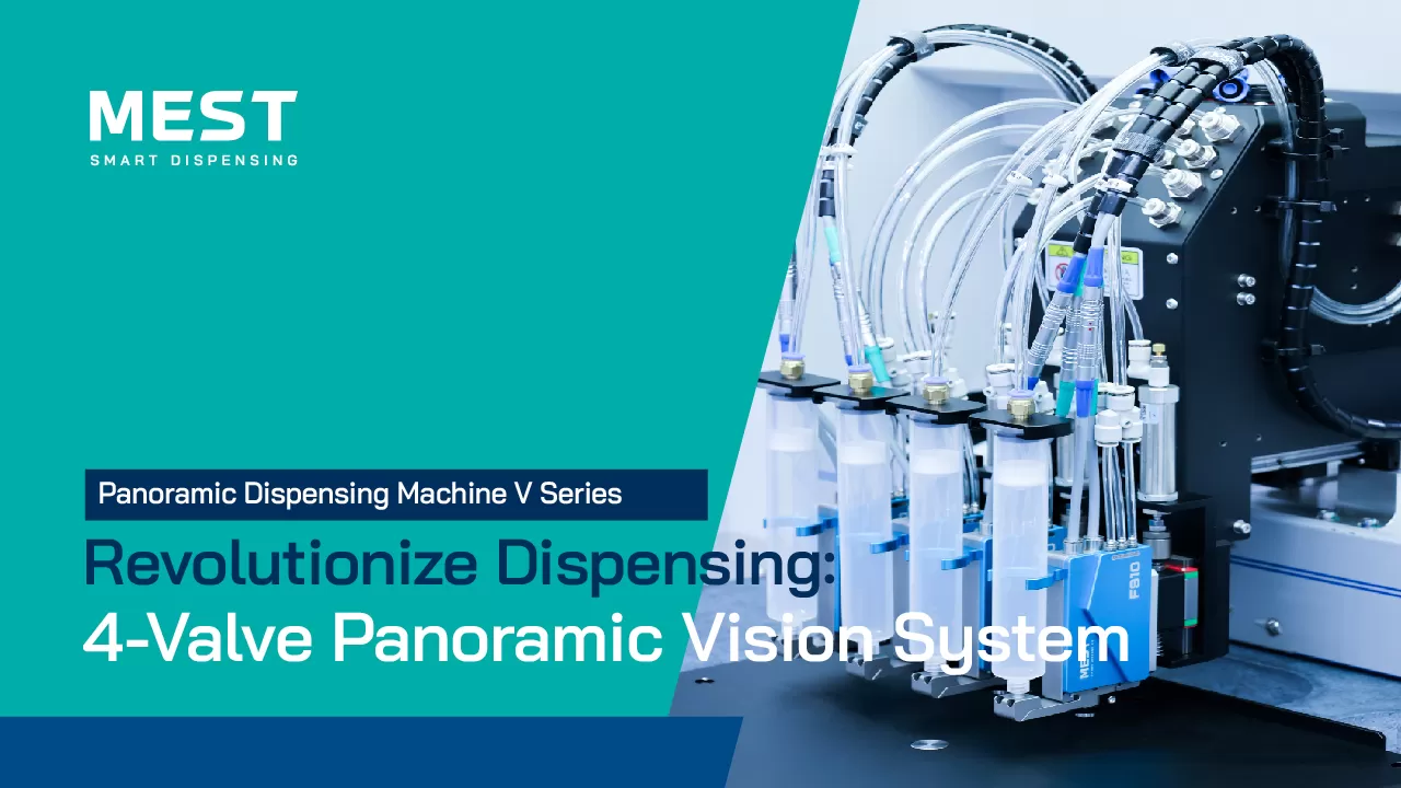 Revolutionize Dispensing: 4-Valve Panoramic Vision System